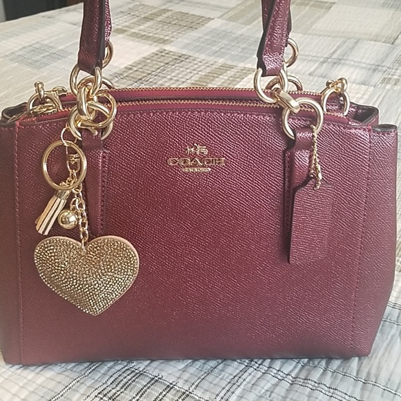 Coach Handbags - Coach Madison Christie Mini Metallic NWOT